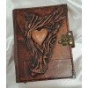 5 x 7 Leather Heart Journal